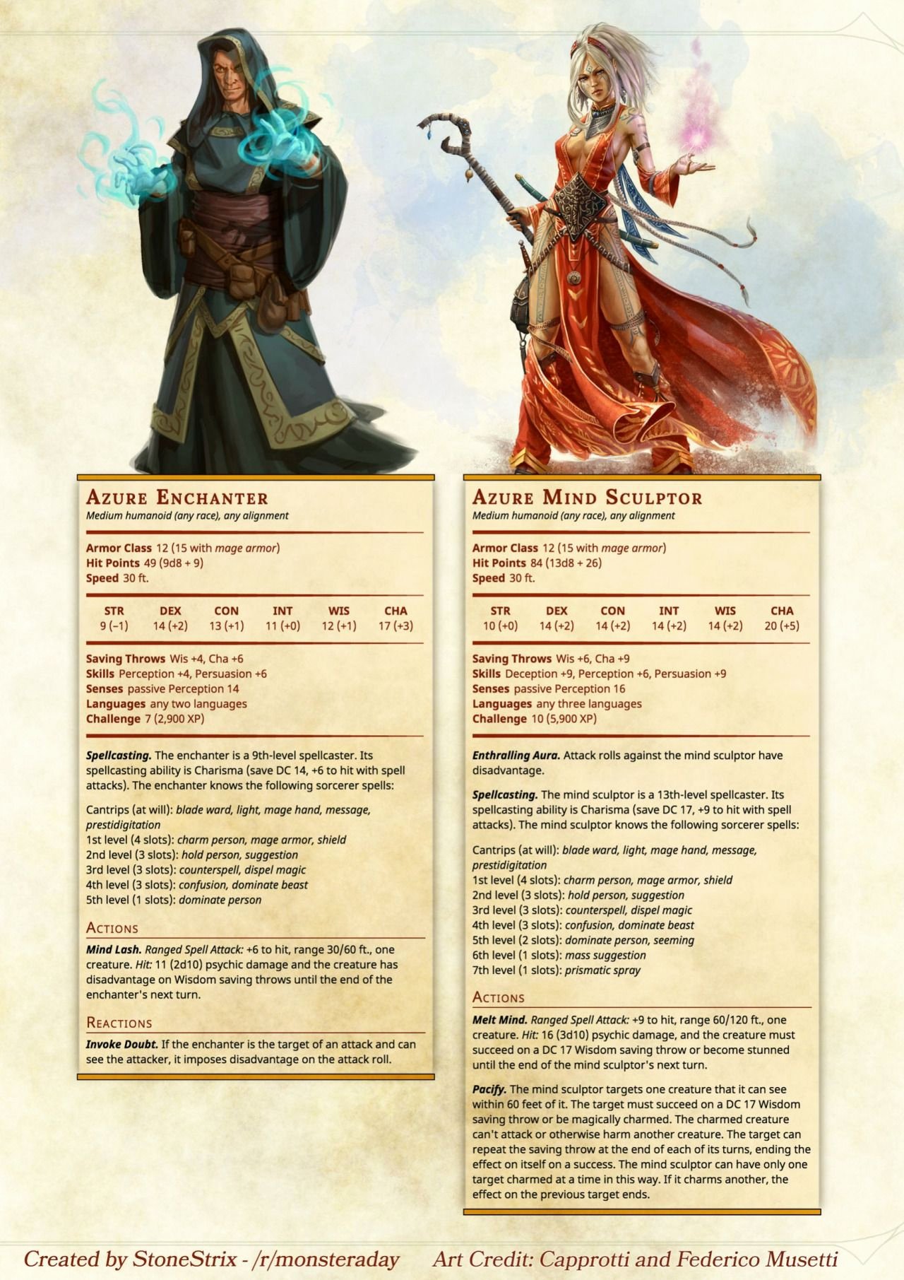 d&d homebrew monsters